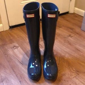 Hunter Boots • Tall • High Gloss Slate Gray